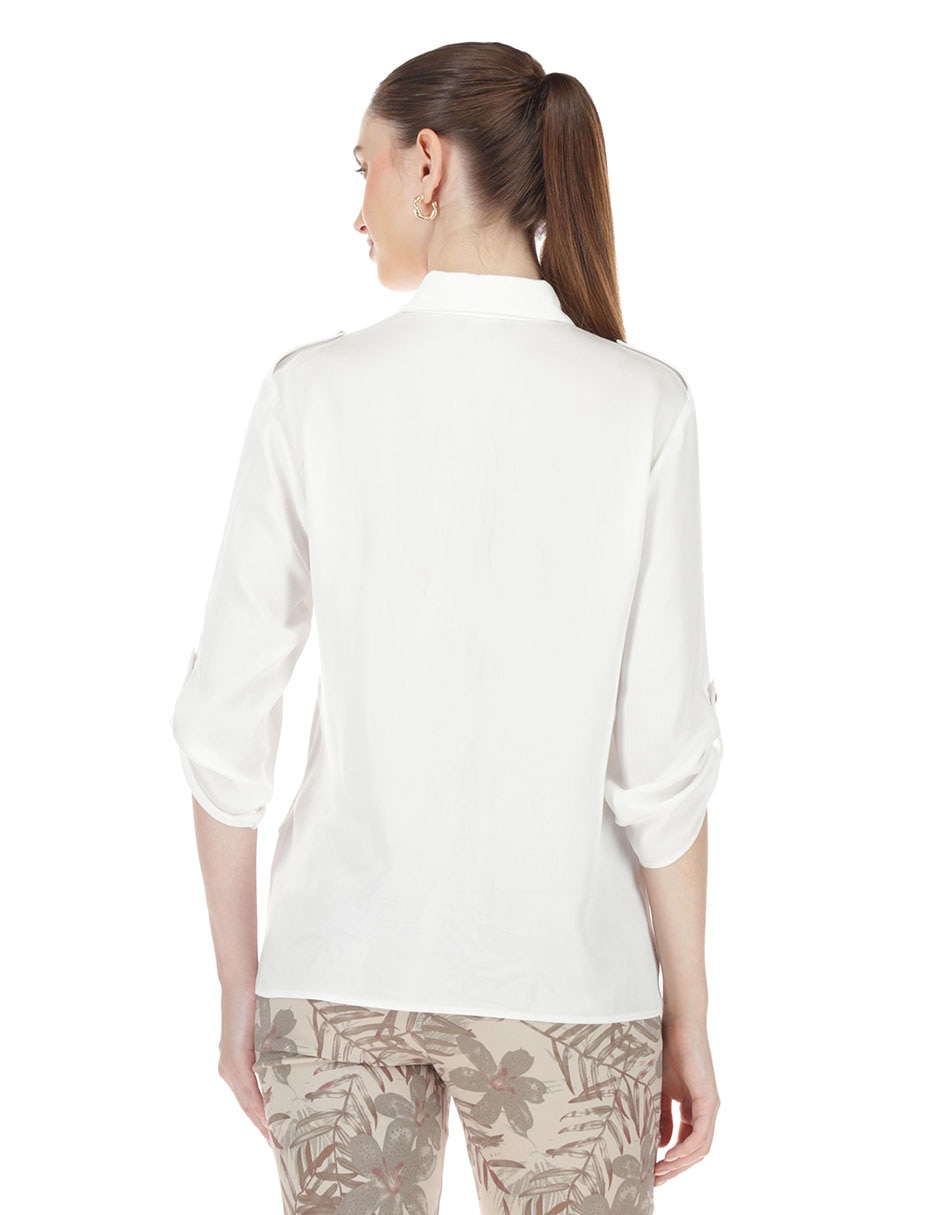 Blusa manga 3/4 para mujer 5