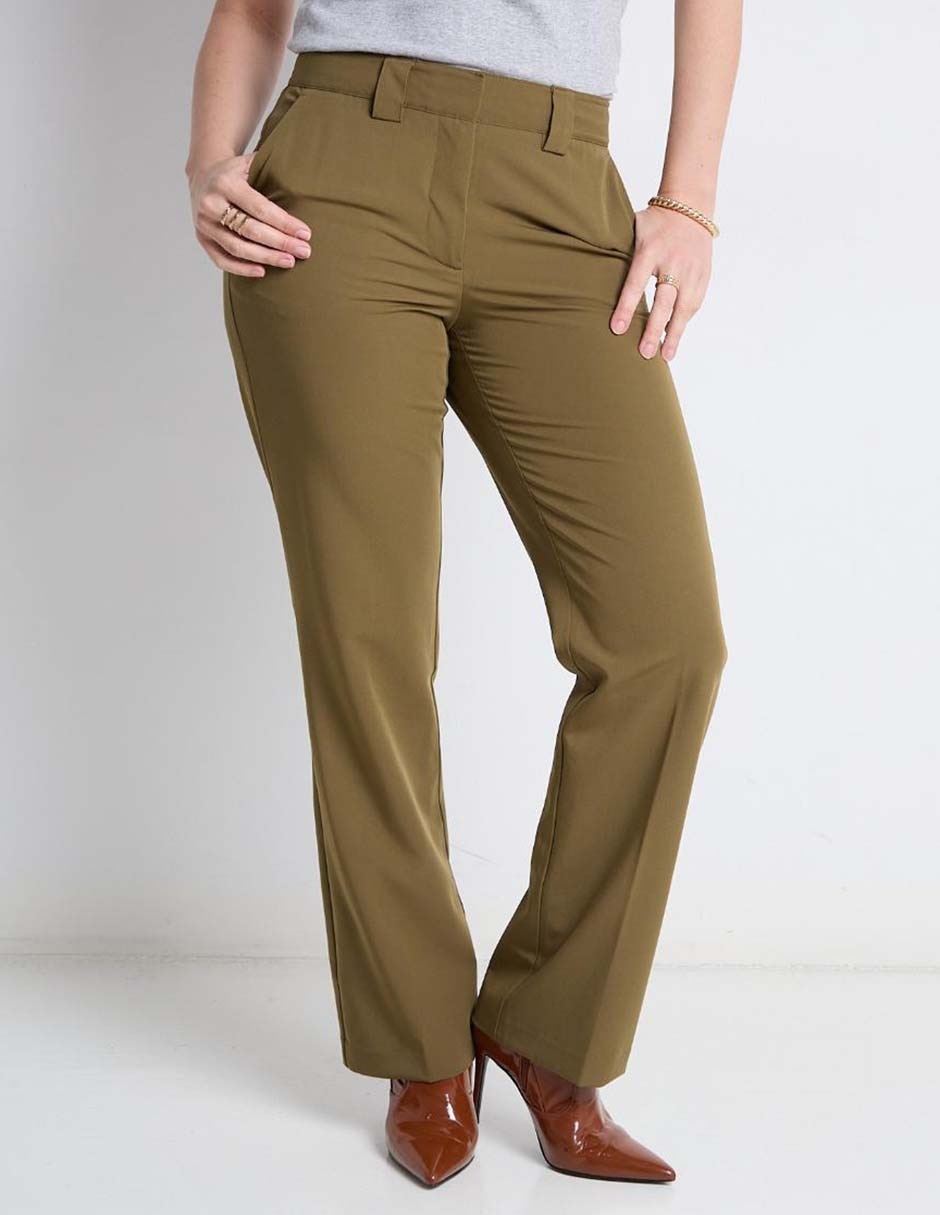 Pantalón de vestir straight para mujer 1