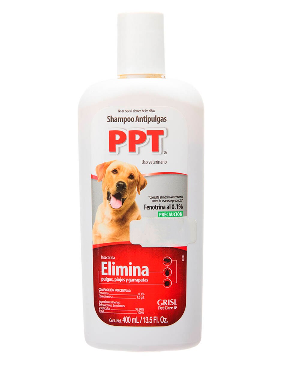 Shampoo antipulgas para perro 1