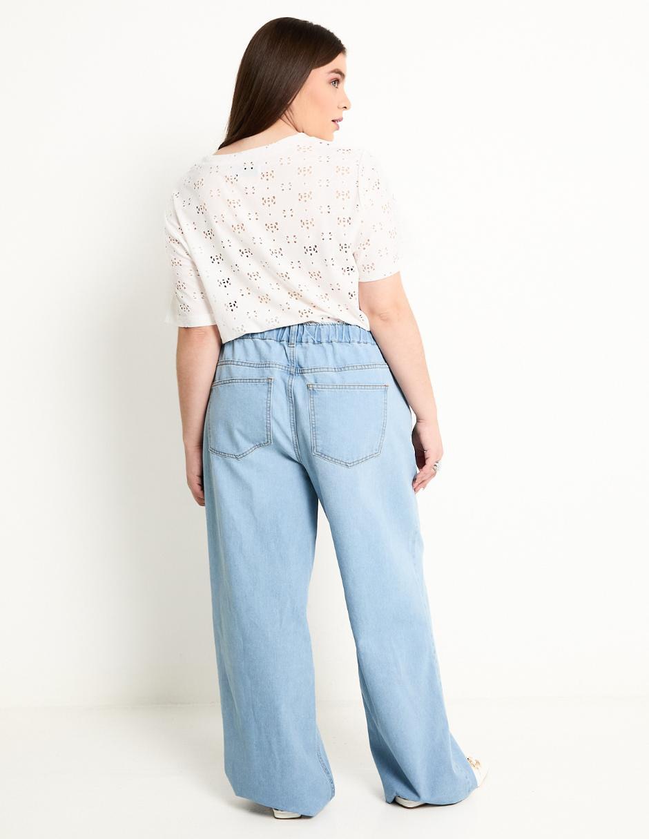 Jeans wide leg para mujer