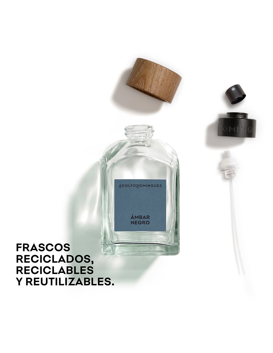 Set Eau de parfum Adolfo Dominguez Ámbar Negro para hombre