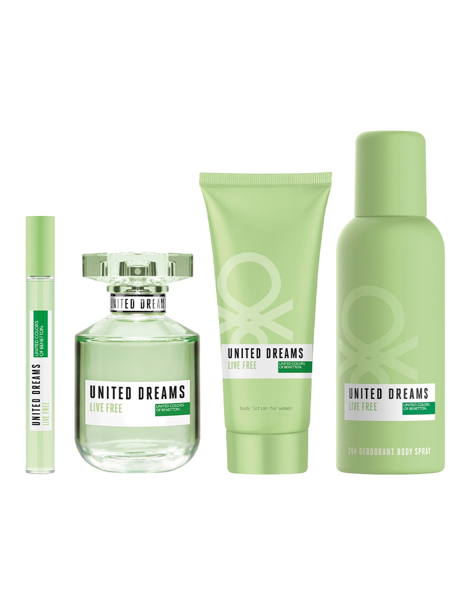 Kit Eau de toilette United Dreams Live Free para mujer 5