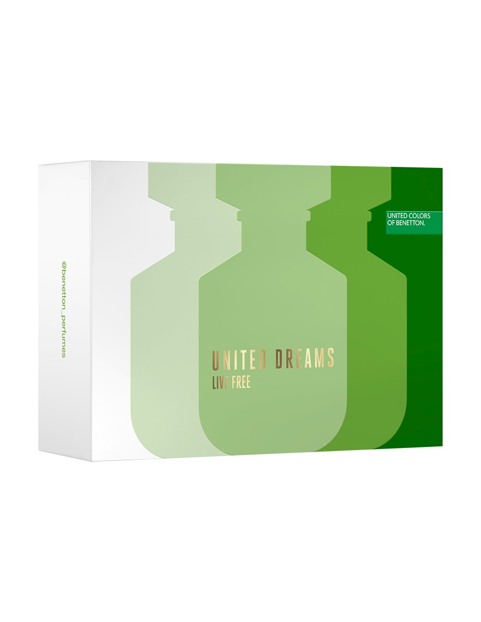Kit Eau de toilette United Dreams Live Free para mujer 4