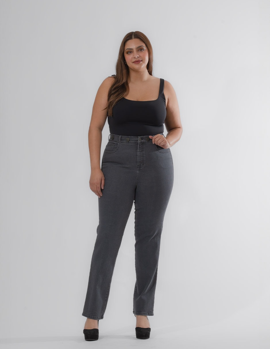 Jeans straight para mujer 3