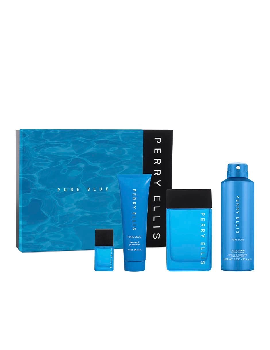 Set Eau de toilette Pe Pure Blue para hombre Set Eau de toilette Pe Pure Blue para hombre