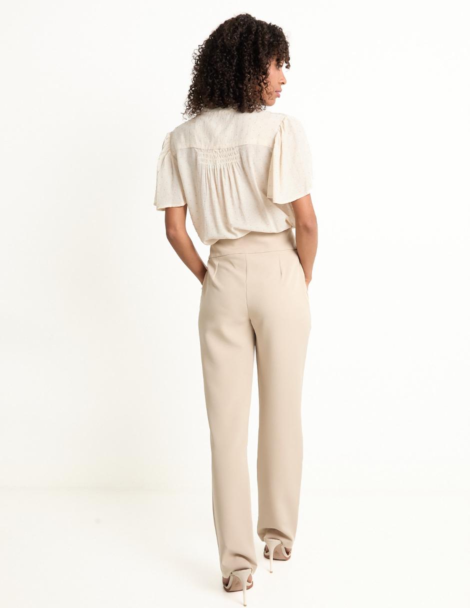 Pantalón de vestir slim para mujer 4
