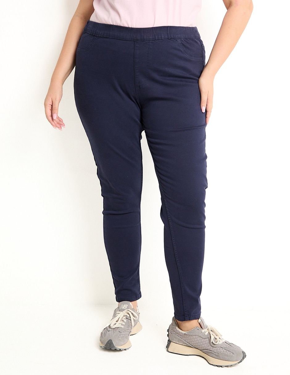 Jeans skinny corte cintura para mujer Jeans skinny corte cintura para mujer