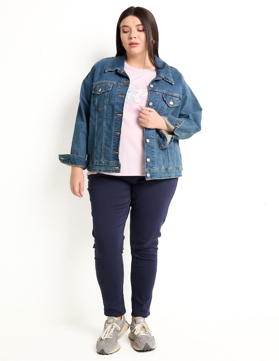 Jeans skinny Weekend Plus corte cintura para mujer