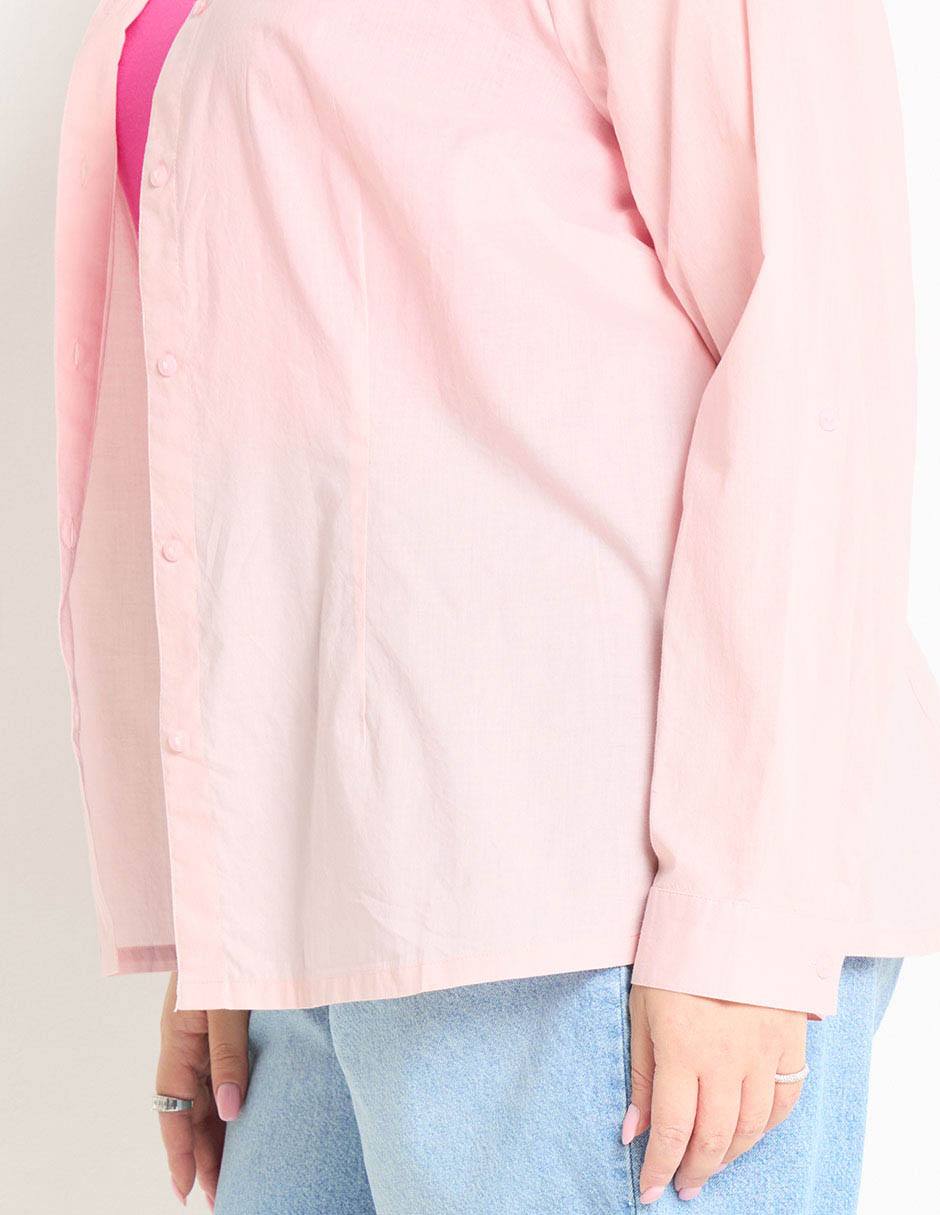 Blusa camisera Kur.Kuma manga larga para mujer 2