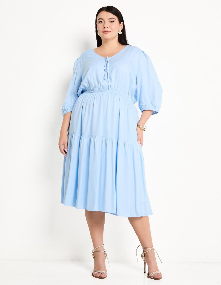 Vestido midi casual para mujer Vestido midi casual para mujer