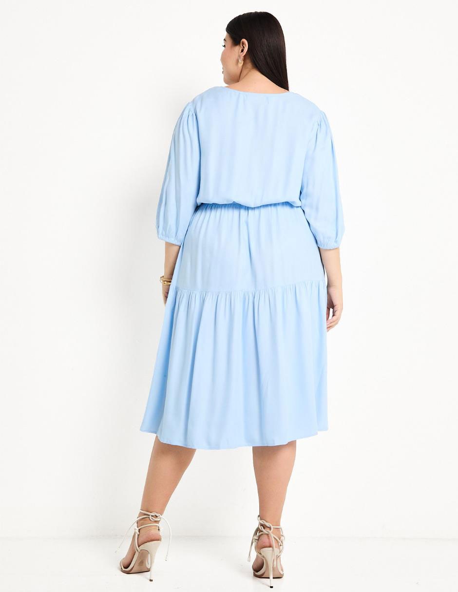 Vestido midi casual para mujer 4