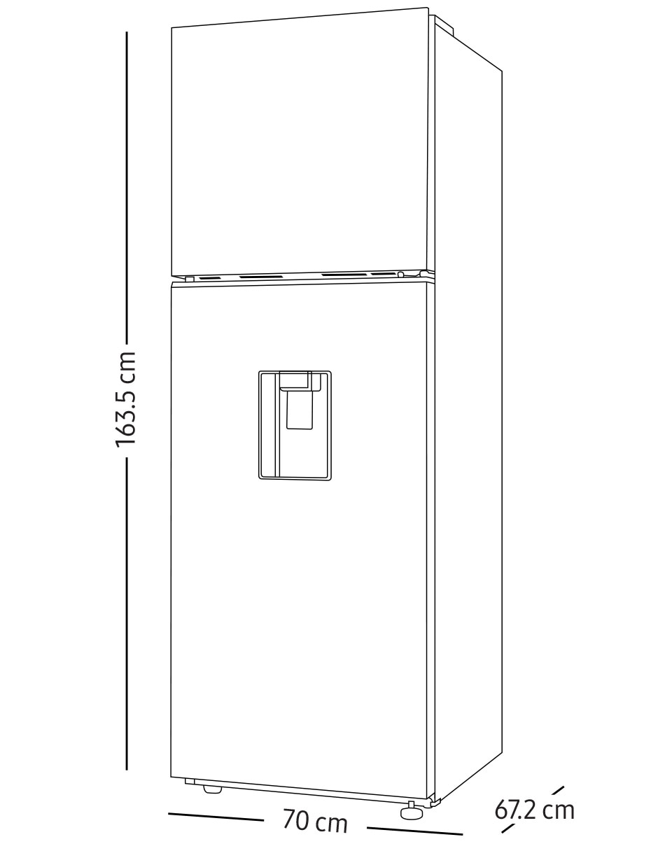 Refrigerador Samsung 11 pies cúbicos inverter no frost RT31DG5224S9EM