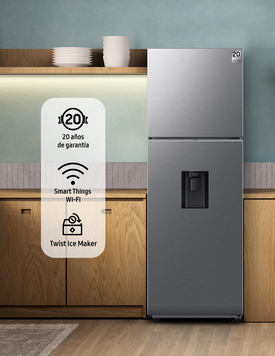 Refrigerador Samsung 11 pies cúbicos inverter no frost RT31DG5224S9EM