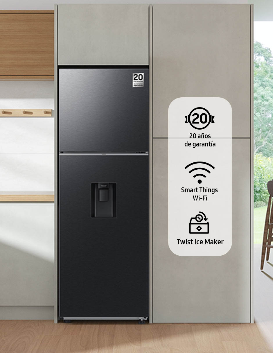Refrigerador Samsung 11 pies cúbicos inverter no frost RT31DG5724B1EM