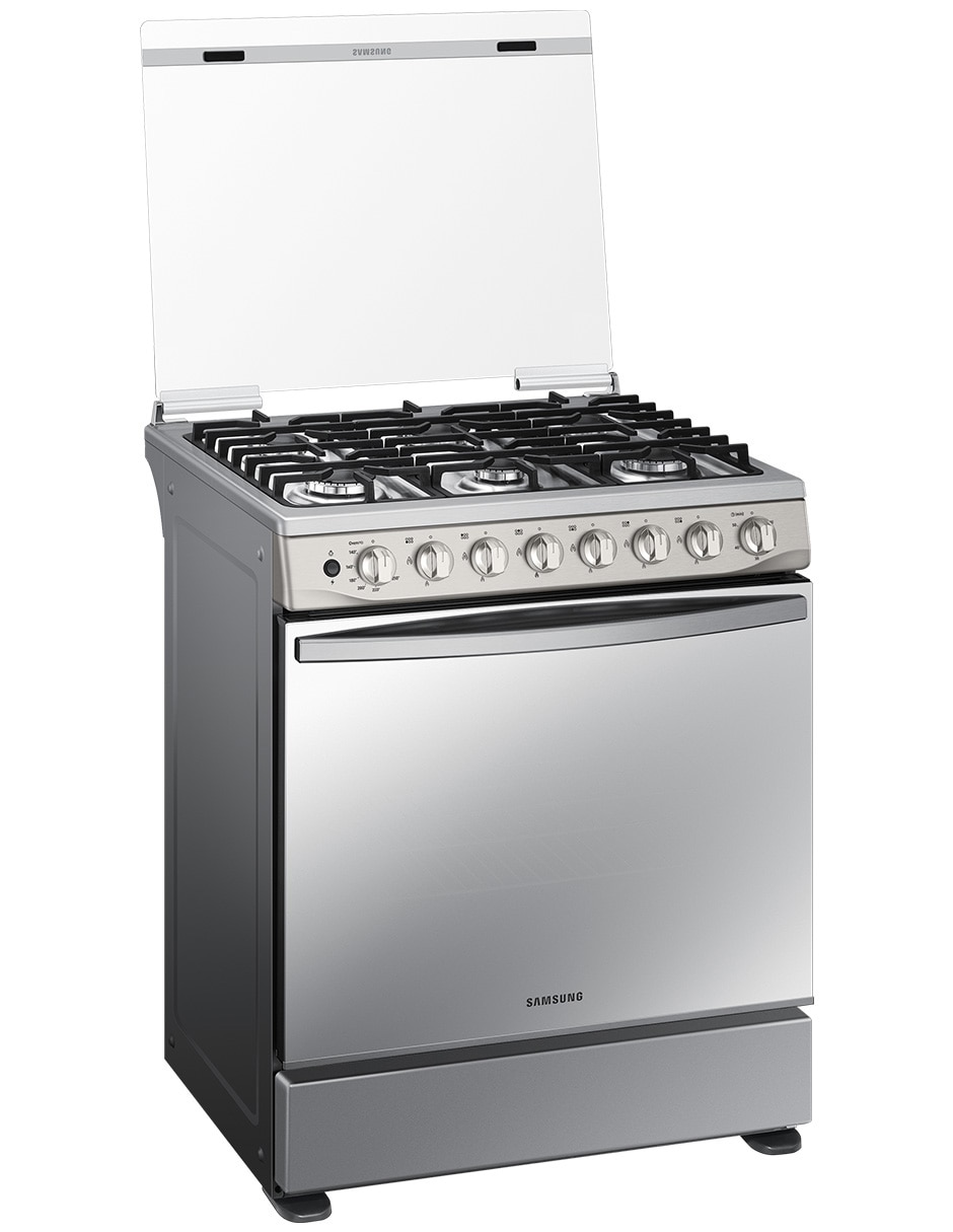 Estufa de piso a Gas natural/lp De Piso 76.7 cm NX52T5412MS/AX de 6 quemadores 3