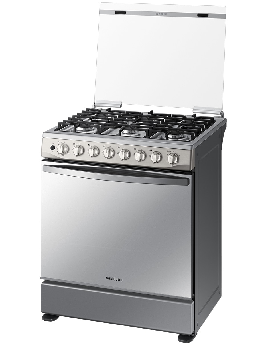 Estufa de piso a Gas natural/lp De Piso 76.7 cm NX52T5412MS/AX de 6 quemadores Estufa de piso a Gas natural/lp De Piso 76.7 cm NX52T5412MS/AX de 6 quemadores