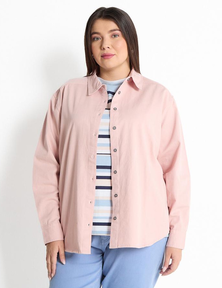 Blusa manga larga para mujer