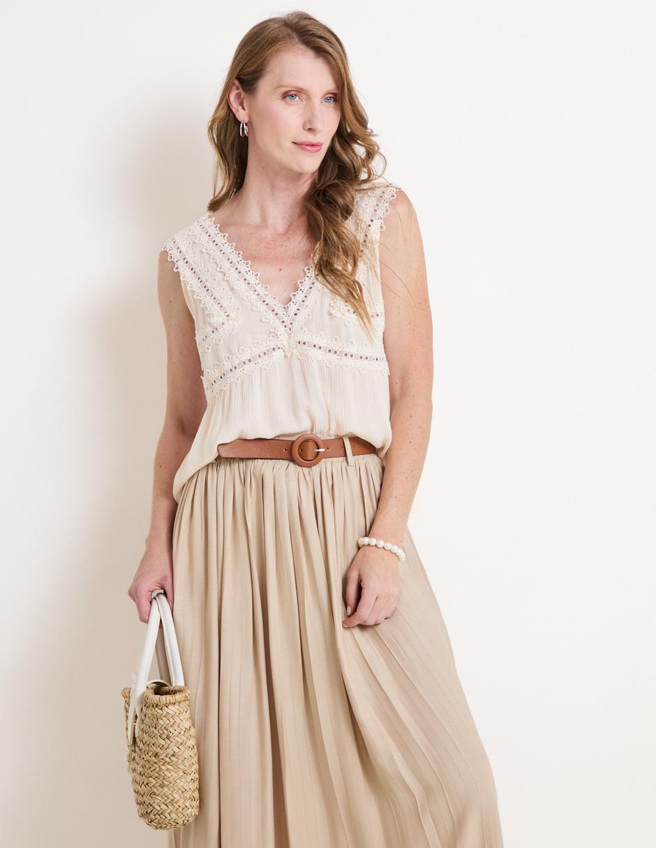 Blusa camisera Kur.Kuma manga larga para mujer