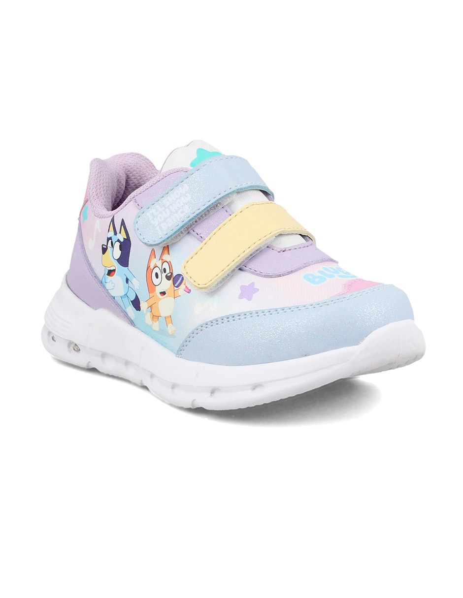 Tenis con luz para niña Bluey