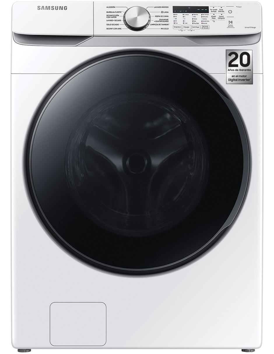 Lavasecadora Samsung 18 kg 10 kg WD18T6000GW/AX