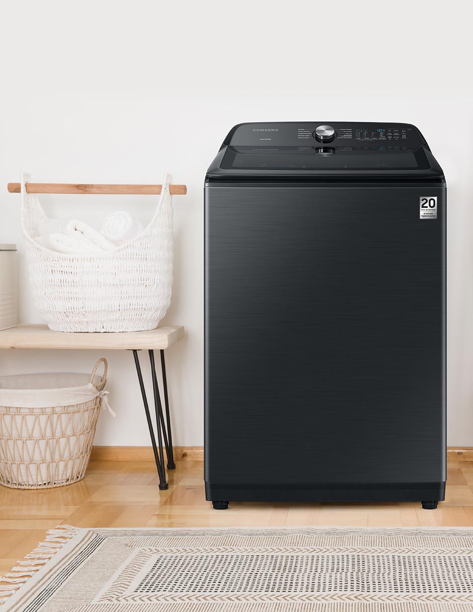 Lavadora Samsung 28 kg automática carga superior WA28B8375GV/AX