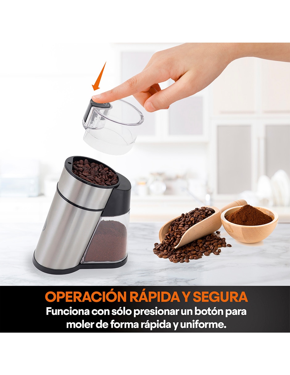 Molino para café de acero inoxidable