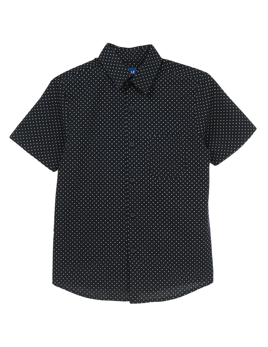 Camisa casual de algodón manga corta para niño