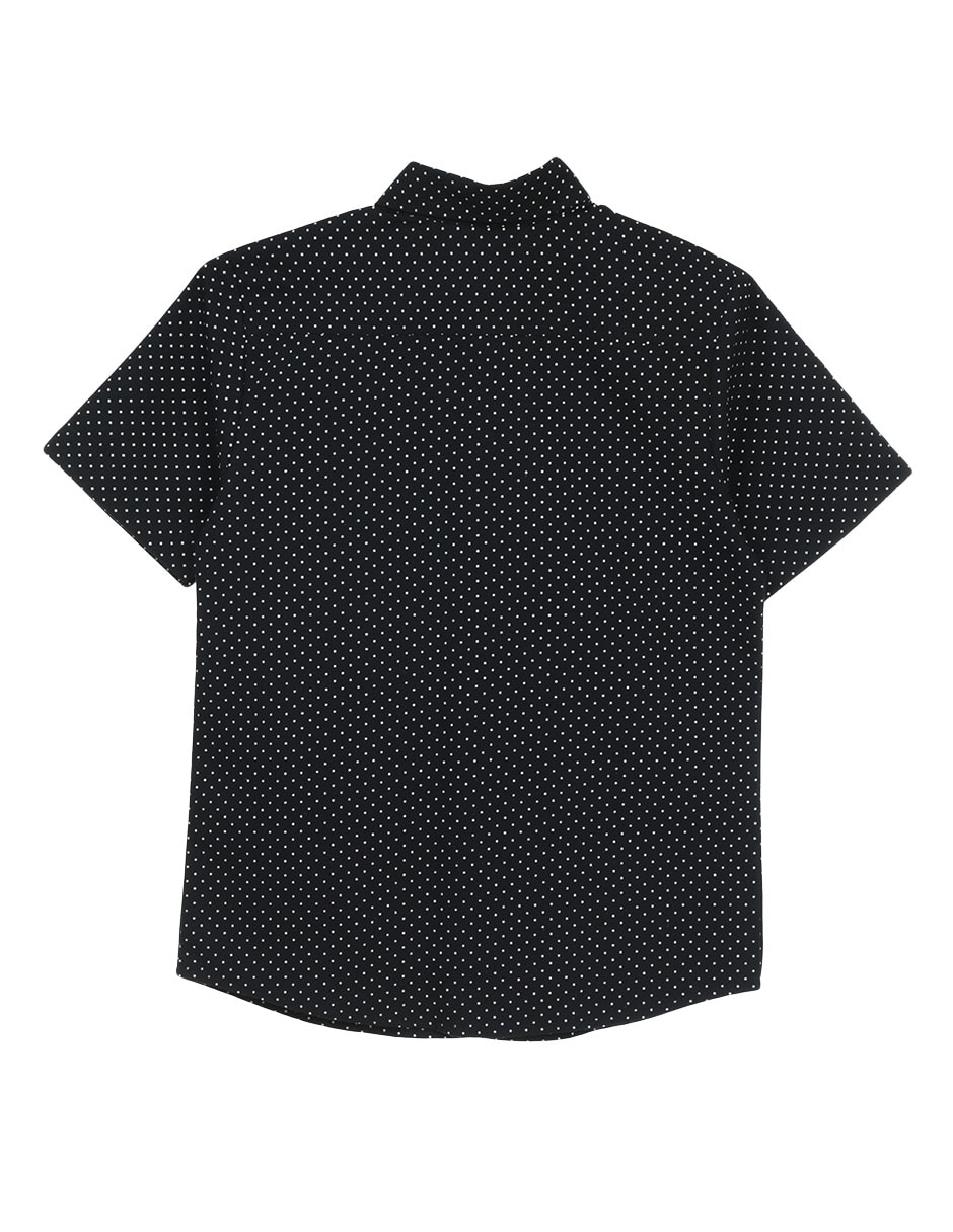 Camisa casual de algodón manga corta para niño