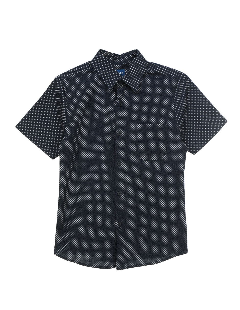 Camisa casual de algodón manga corta para niño