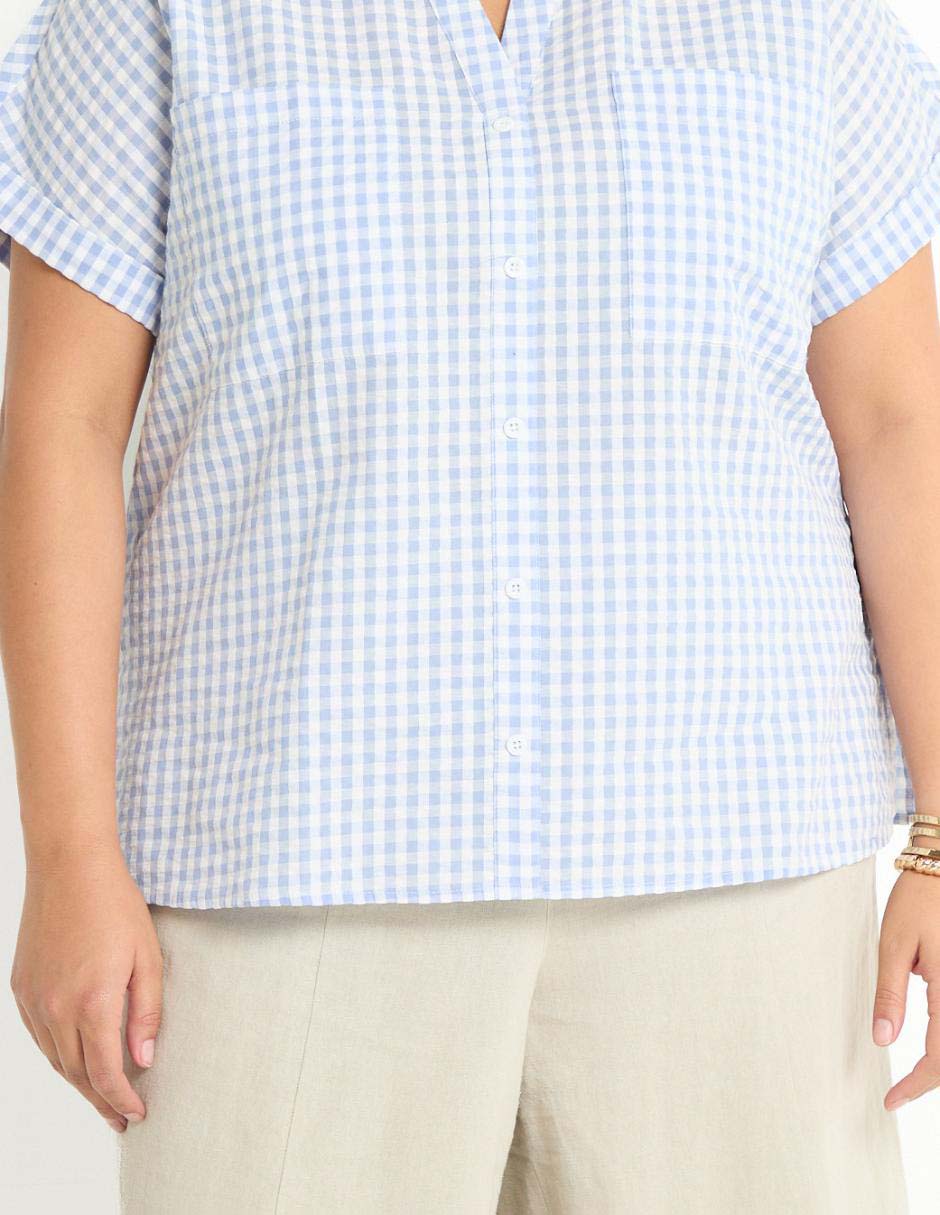 Blusa camisera Kur.Kuma manga larga para mujer 2