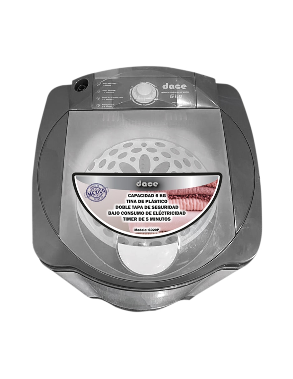Centrifugadora Dace electrónica de 6 kg con 1 ciclo SD28P