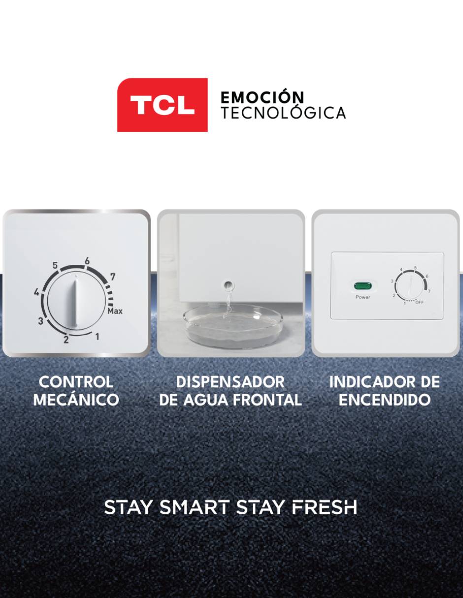 Congelador TCF09W horizontal 9 pies cúbicos