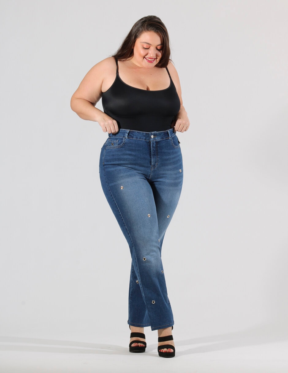 Jeans wide leg para mujer 2