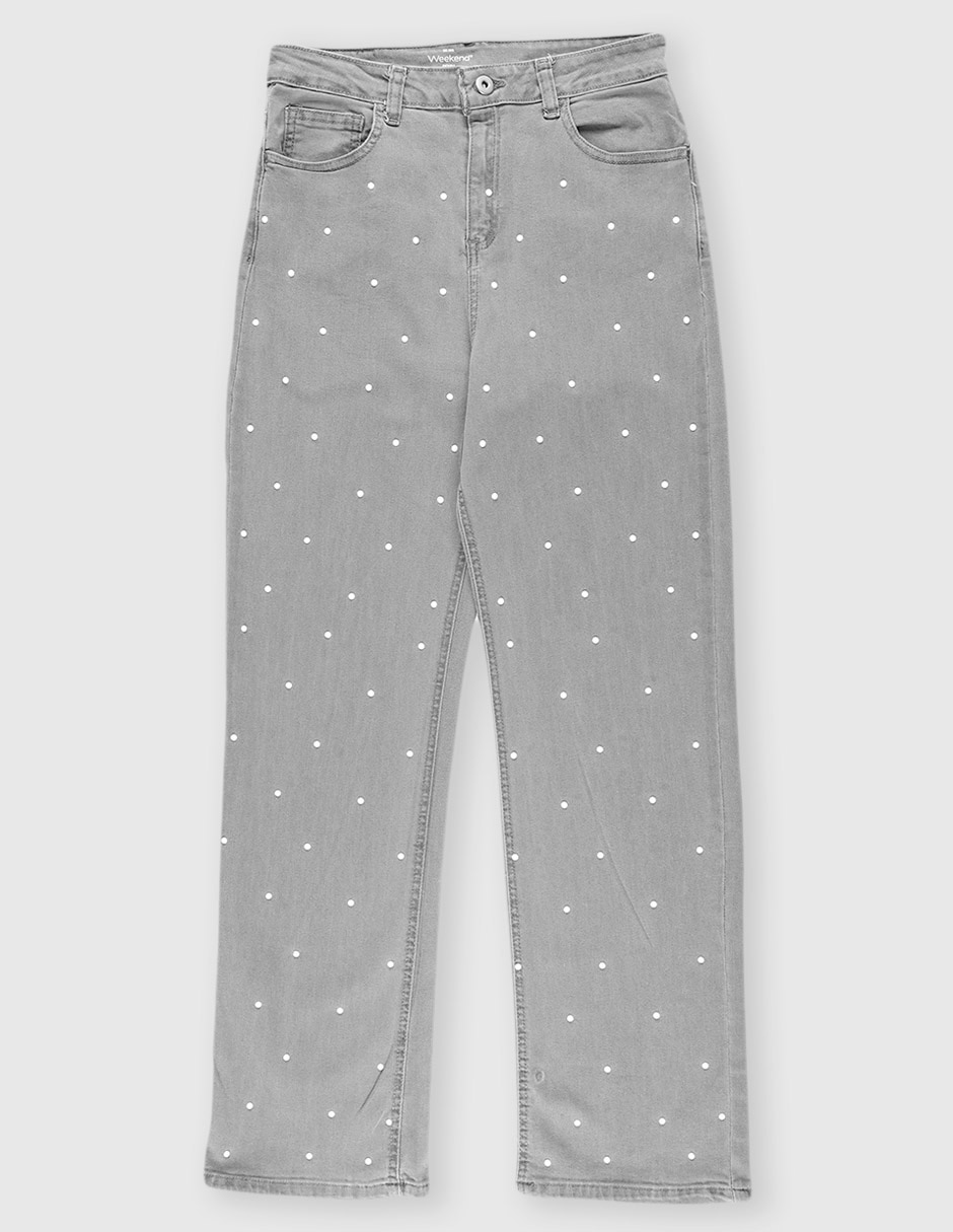Jeans straight para niña