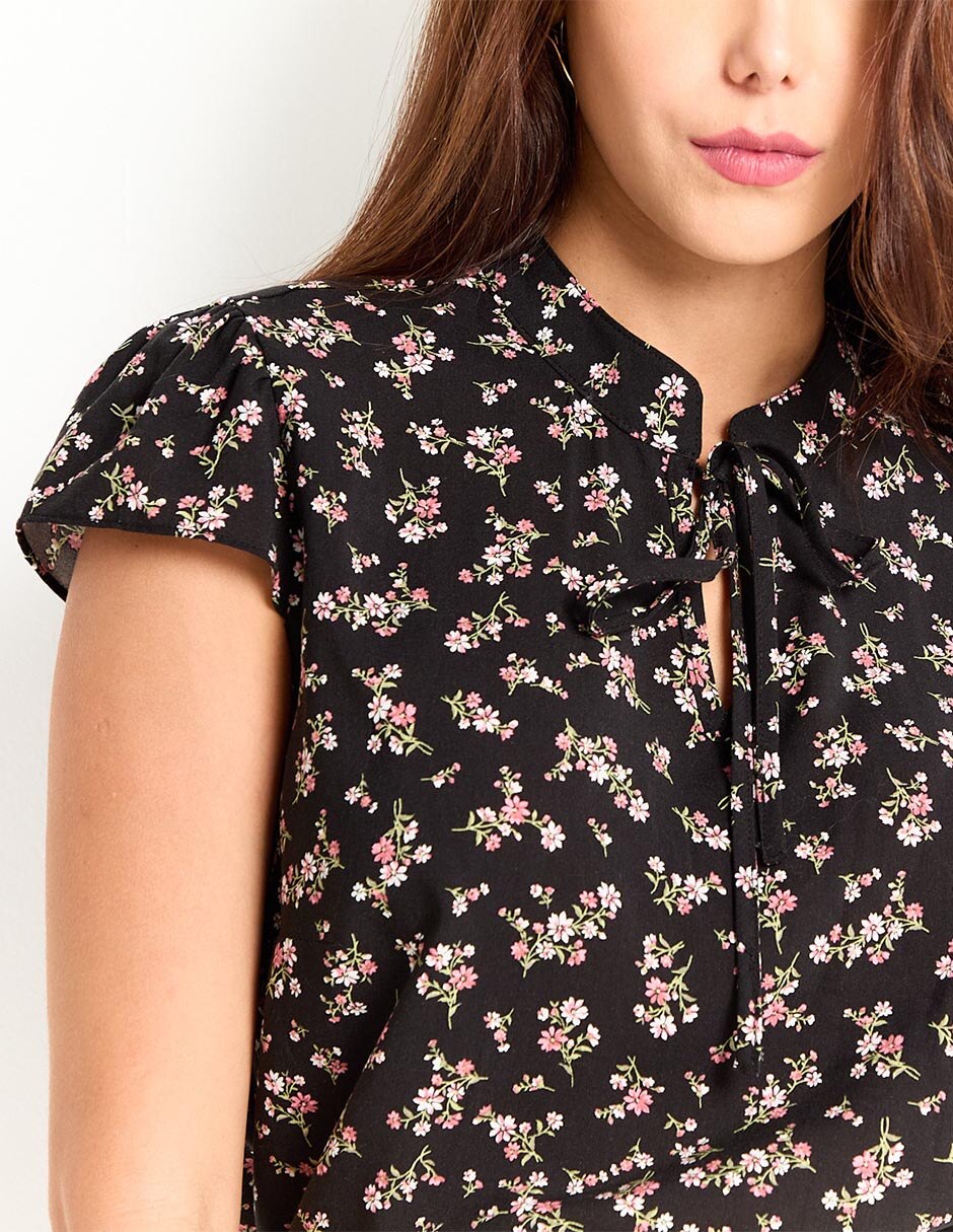 Blusa manga corta para mujer 3