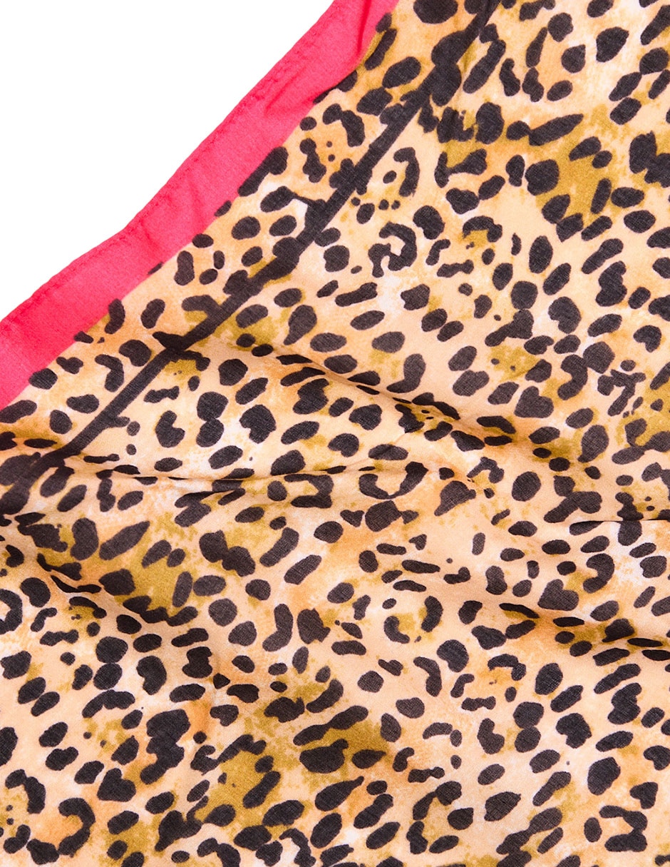 Pashmina con estampado animal print para mujer 3