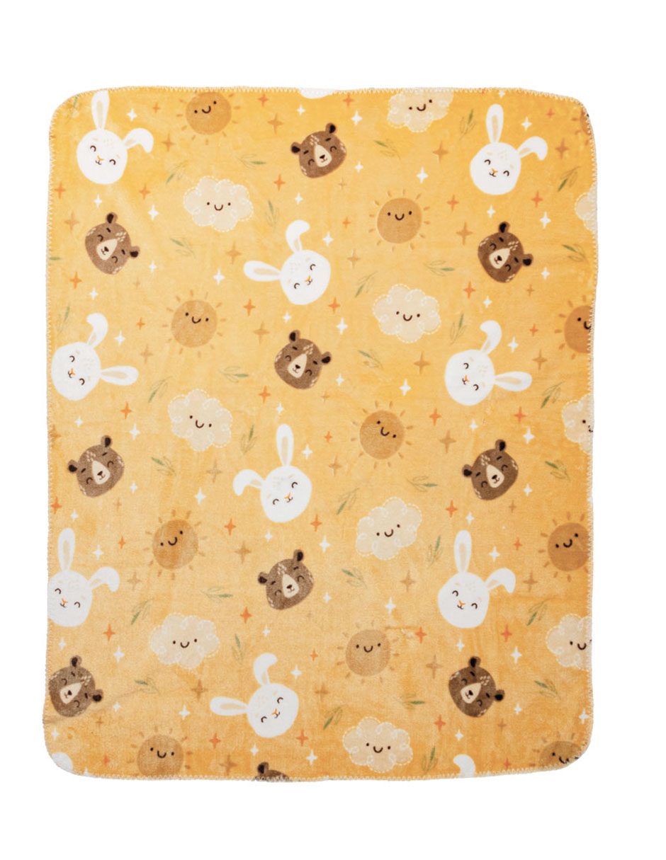 Cobertor Baby Mink estampado infantil