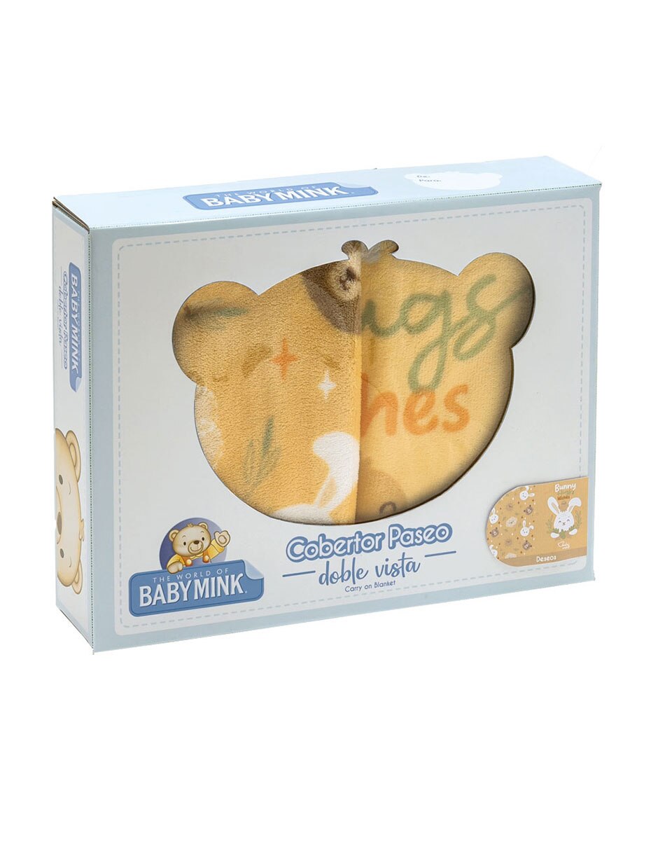 Cobertor Baby Mink estampado infantil