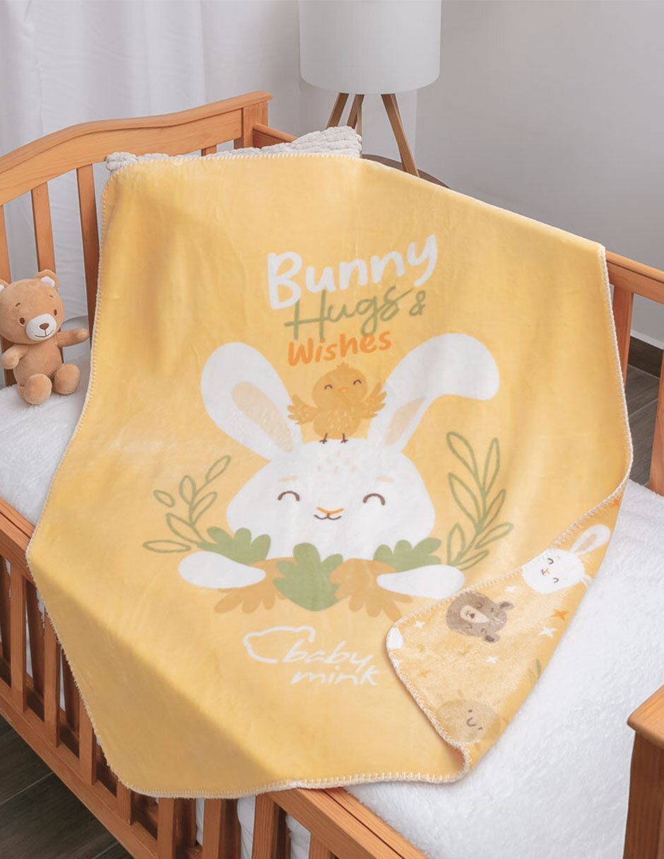 Cobertor Baby Mink estampado infantil