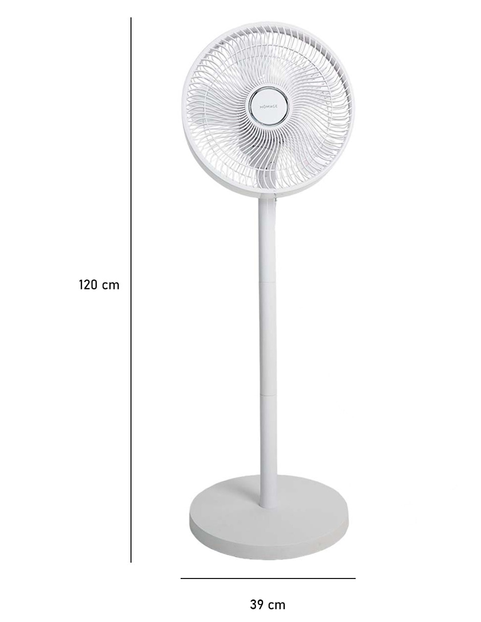 Ventilador de pedestal con control remoto 4 velocidades 11