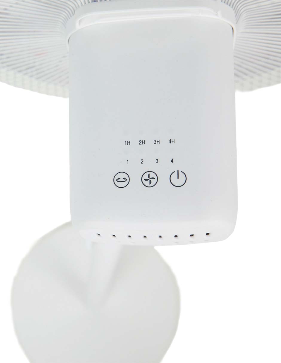 Ventilador de pedestal con control remoto 4 velocidades 9