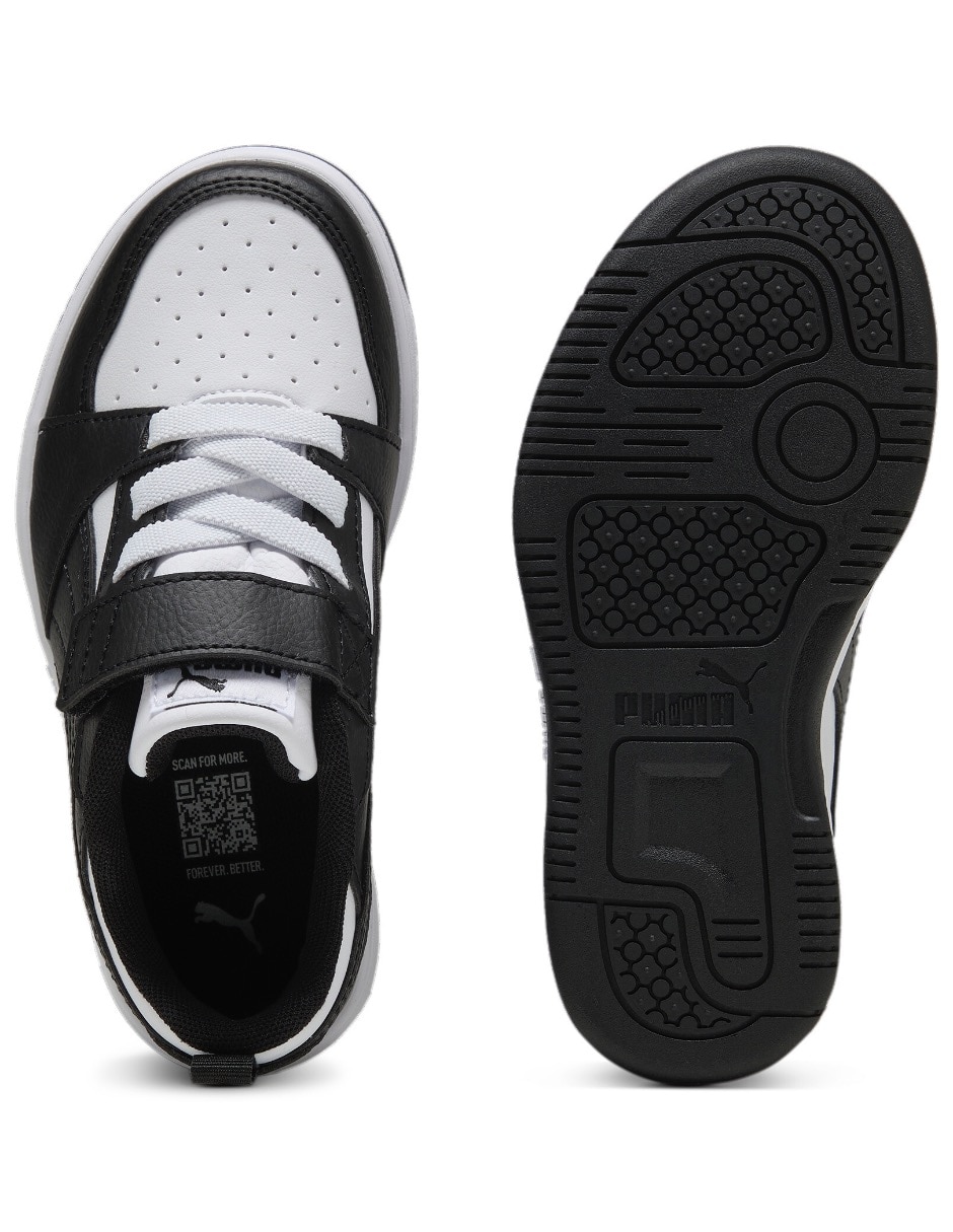 Tenis Puma para niño Rebound V6 Lo Ac+ Ps