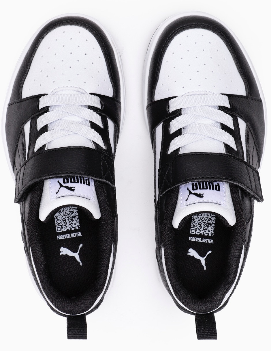 Tenis Puma para niño Rebound V6 Lo Ac+ Ps