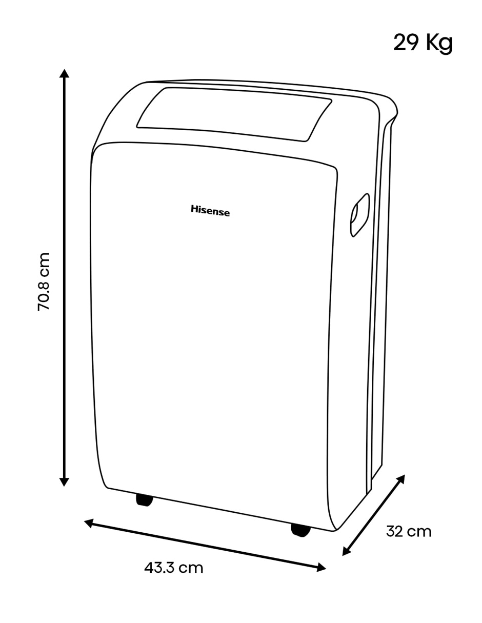 Aire acondicionado frío 12000 BTU AP12CWN2 110 V 4