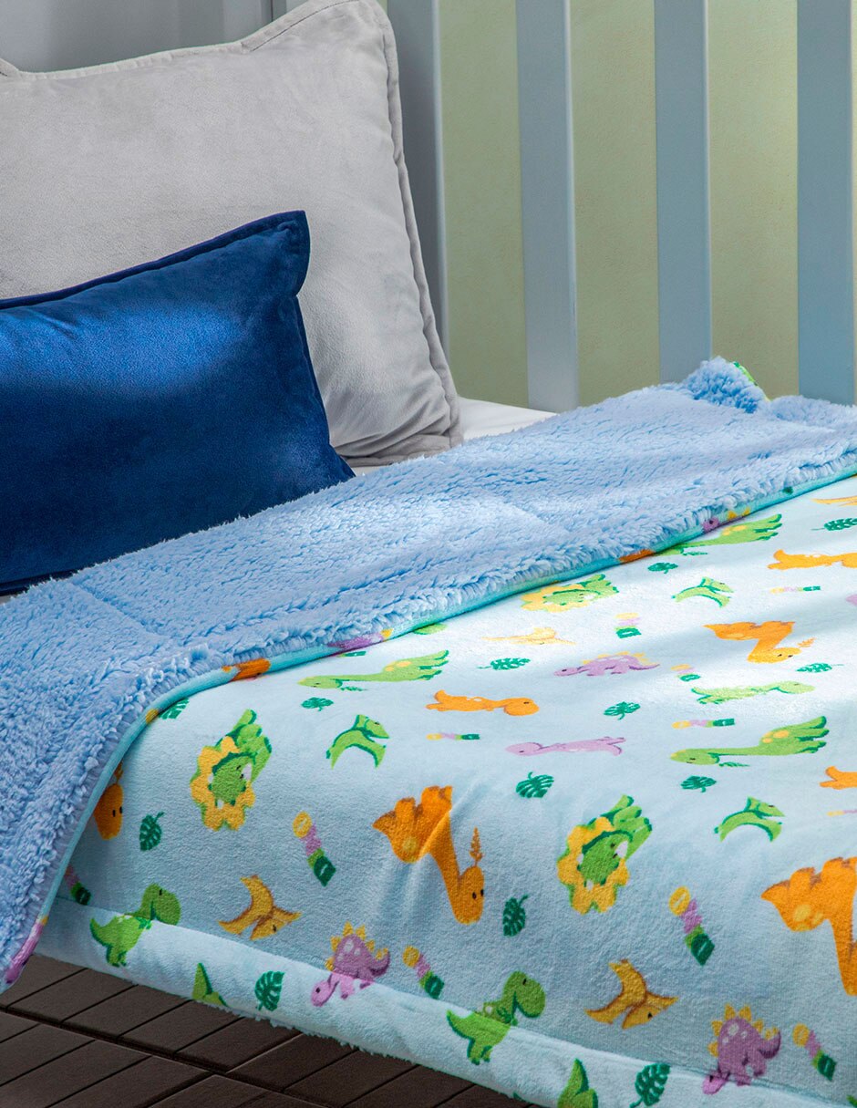 Cobertor   estampado dinosaurio 5