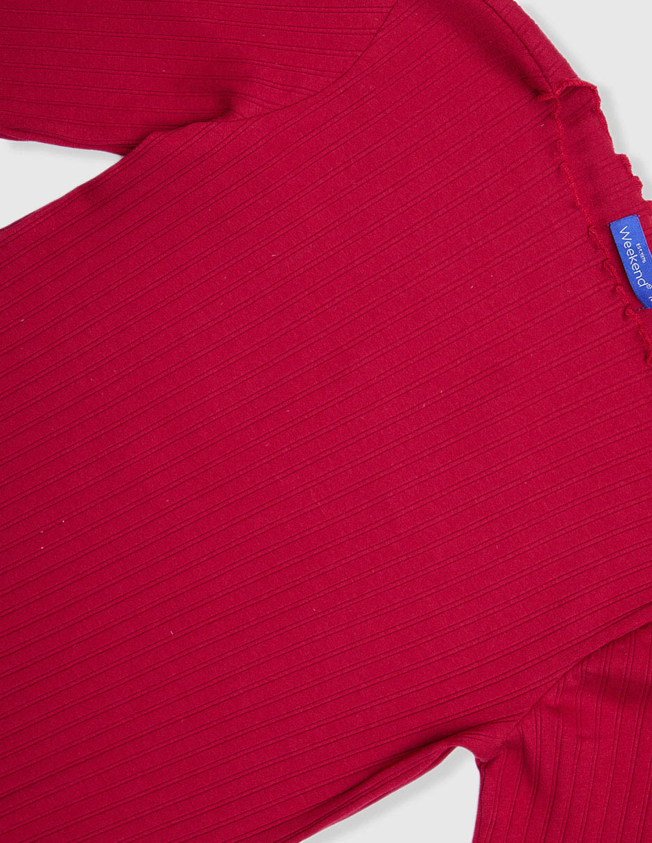 Playera manga larga para niña