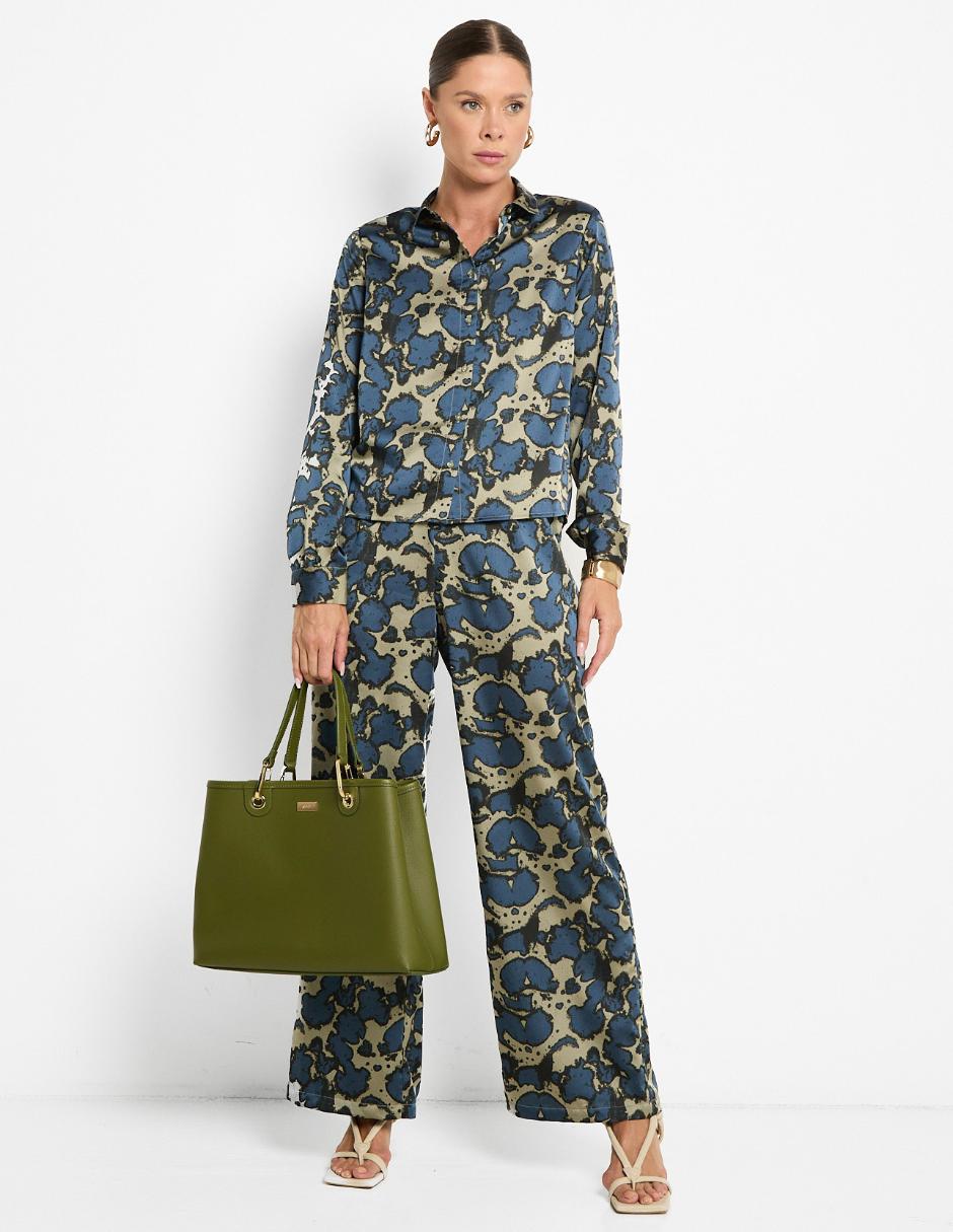 Pantalón de vestir amplio para mujer