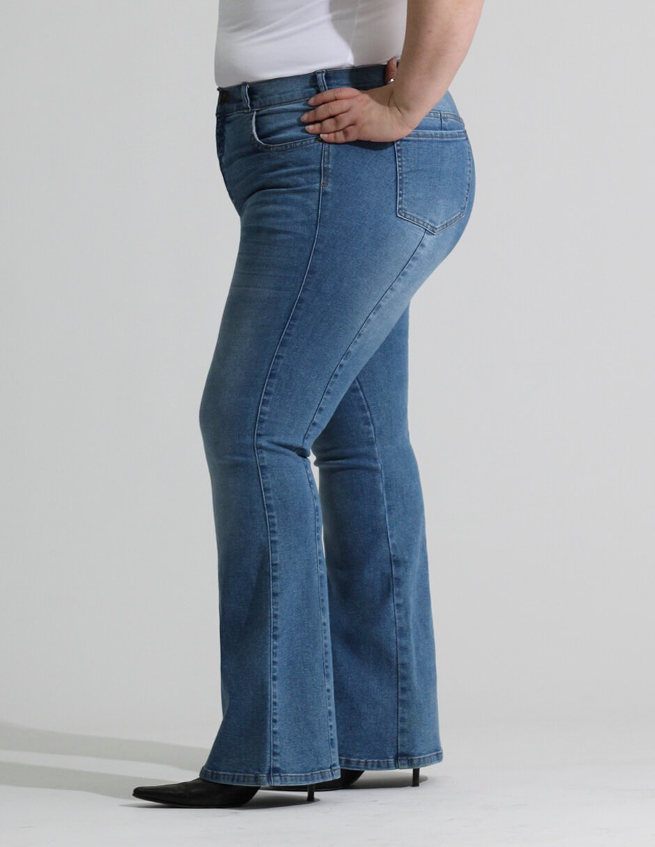 Jeans bota para mujer