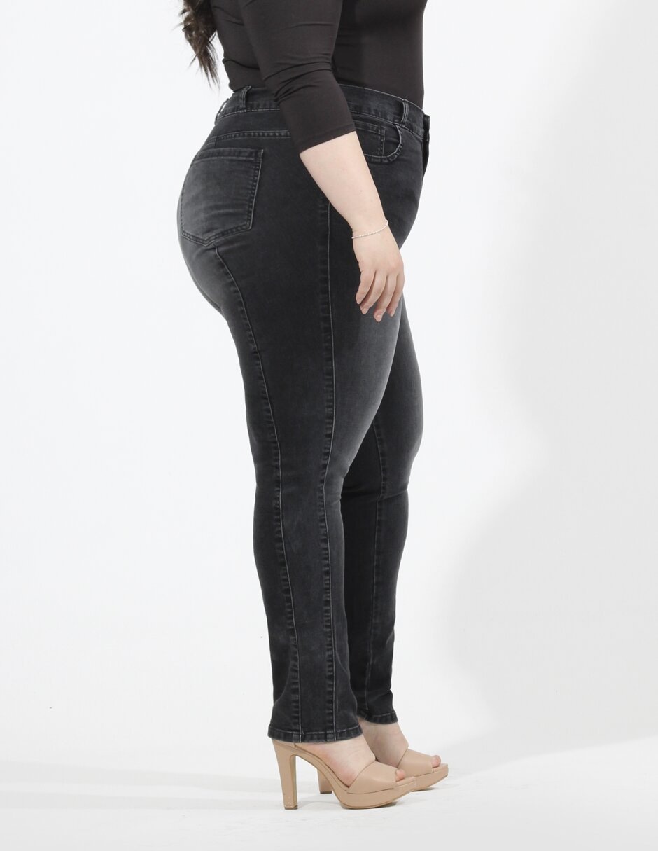 Jeans skinny Oh Pomp! corte cintura alta para mujer