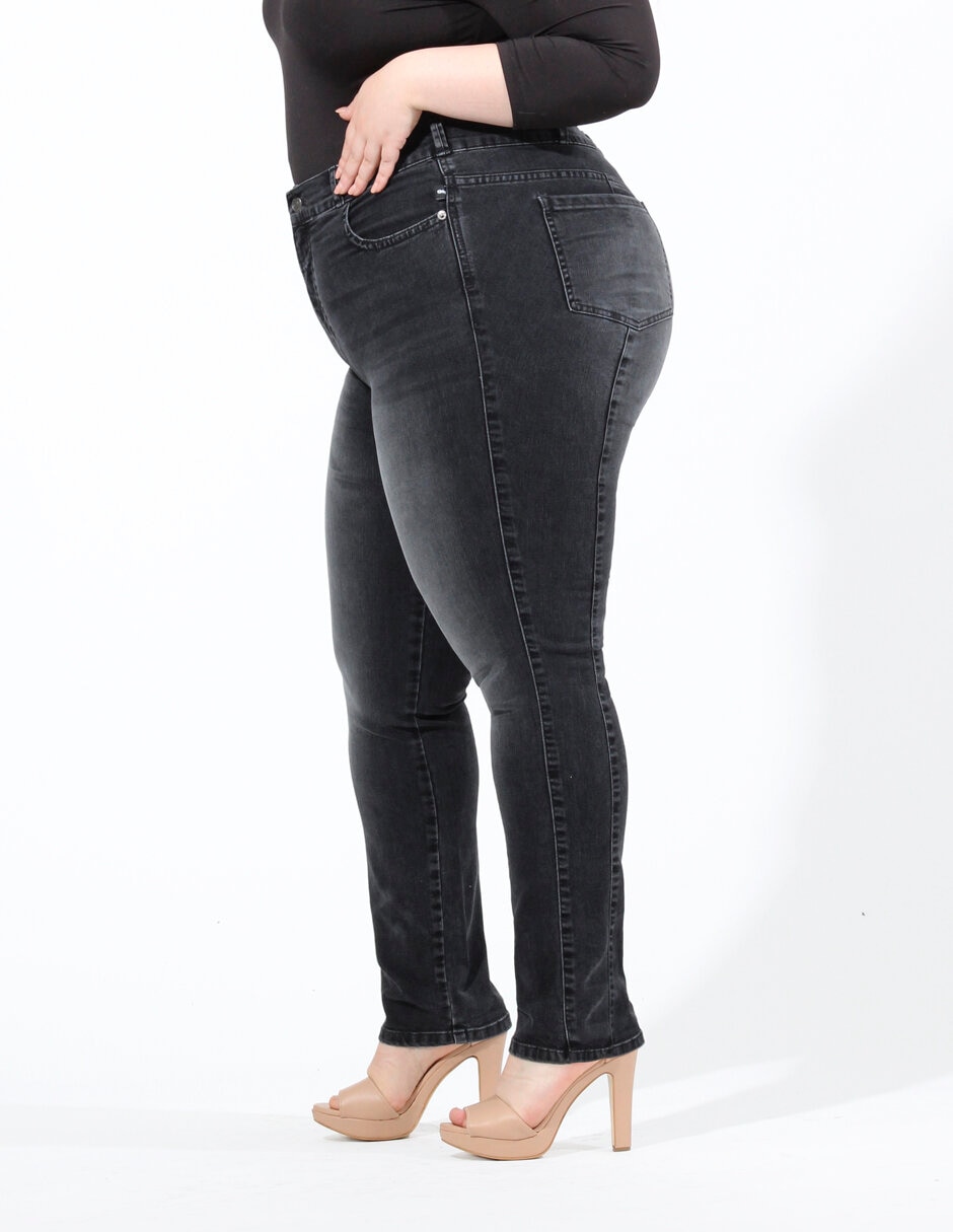 Jeans skinny Oh Pomp! corte cintura alta para mujer